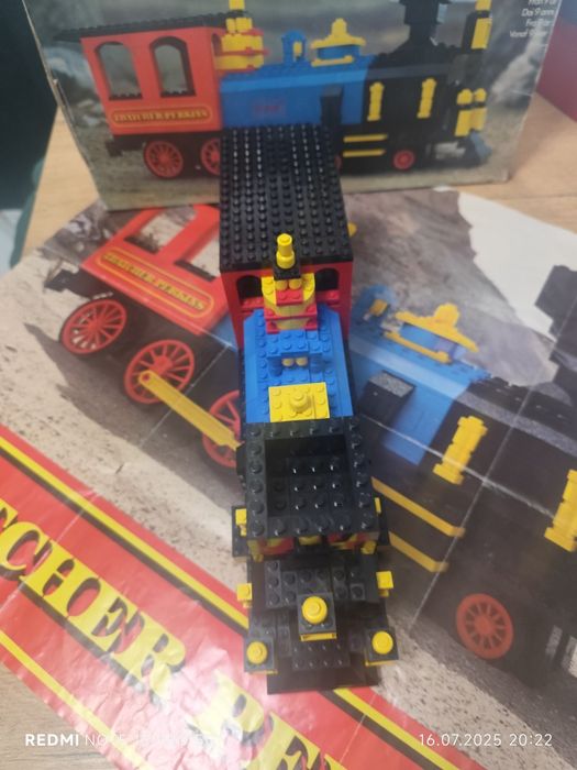 lego Thatcher Perkins Locomotive 396 z 1976 r karton instrukcja