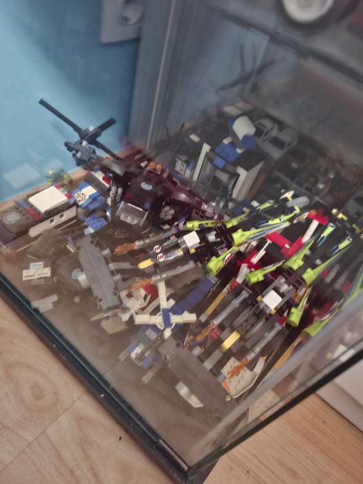 Várias legos montados