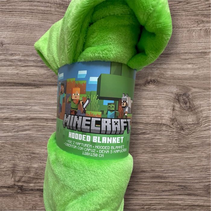 Koc Minecraft z kapturem