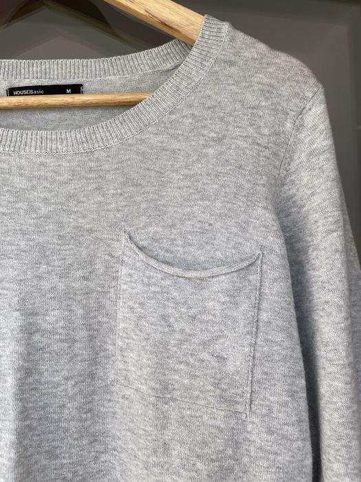 Sweterek z koszulową wstawką HOUSE – rozm. M