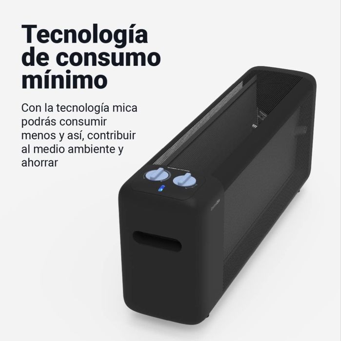 Aquecedor com placa MICA de eficiencia energetica