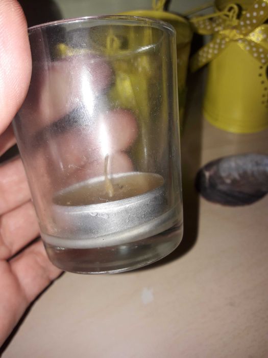 2 swieczniki na male swieczki