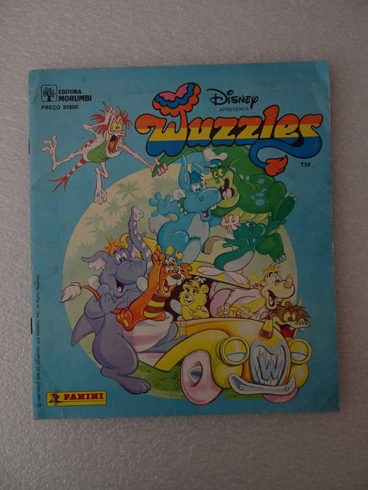Caderneta de cromos Wuzzles - Disney - Panini - faltam 50 cromos