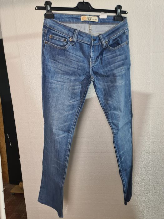 Calças ganga azul senhora 42