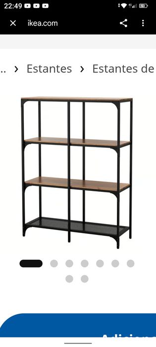 Estante FJÄLLBO
Estante, preto, 100x136 cm