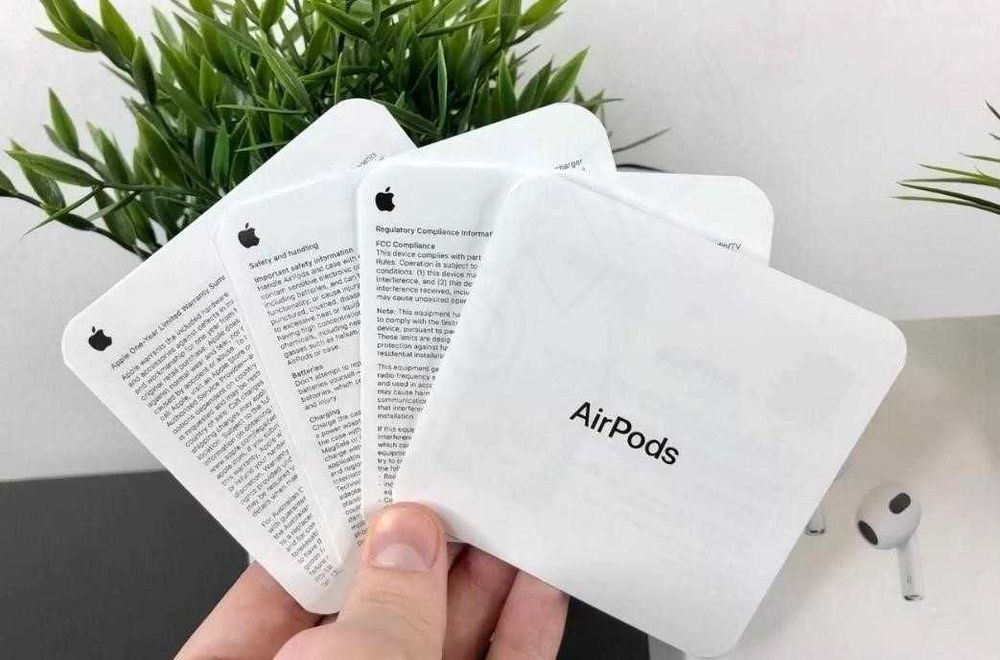 аірподс 3 1в1 навушники Нового покоління +чохол