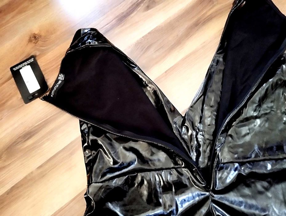 lateksowy kombinezon XXXL latex suit dopasowany obcisły goth alternati