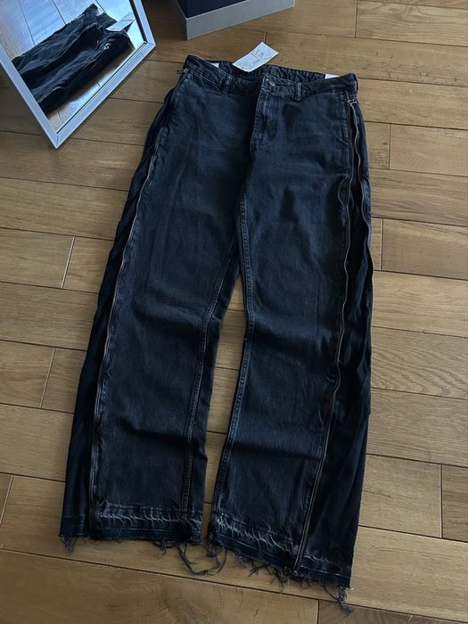 Zara flared jeans zip /bootcut/буткат/archive/opium/drip/drill