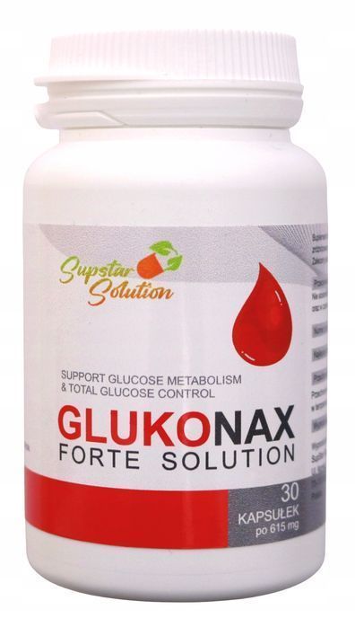 gluconax - 30 kapsułek - kontroluj poziom cukru we krwi - oryginalny