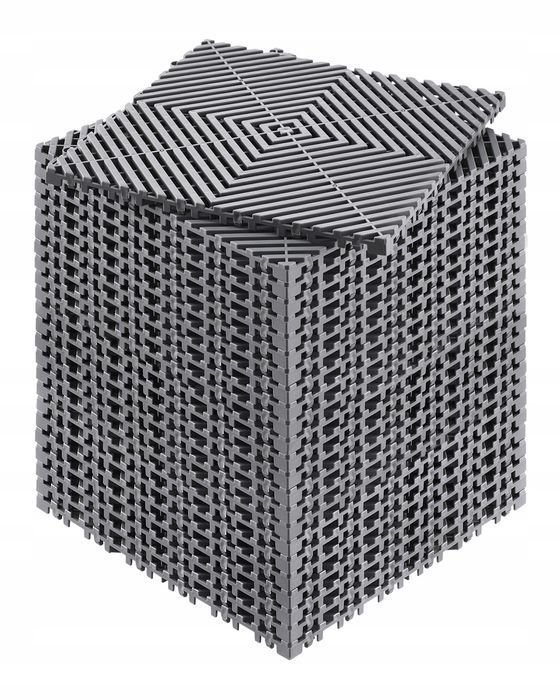 Mata drenażowa VEVOR 31X31 cm 24 sztuki PP mocna antypoślizgowa
