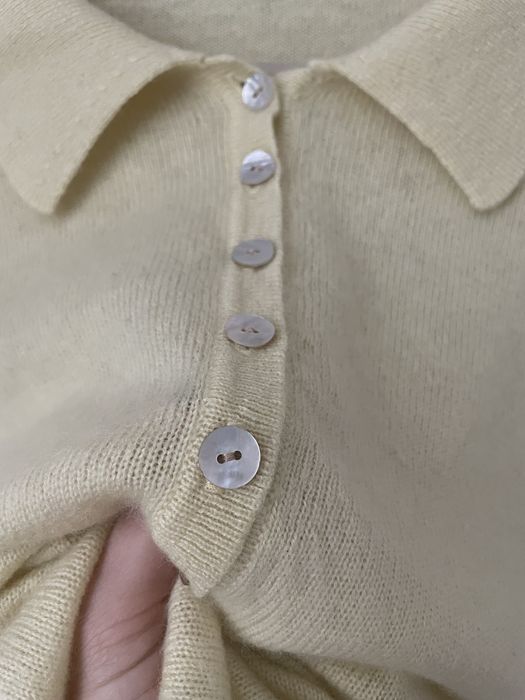 Кашемір вовна светр поло M/L стиль Cos