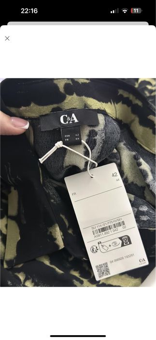 Нова стильна блуза ,принтована бренд С&А