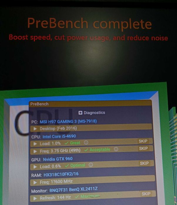 PC Gamer - i5 4690+ GTX 960 + 16GB RAM +Rato e Teclado RGB