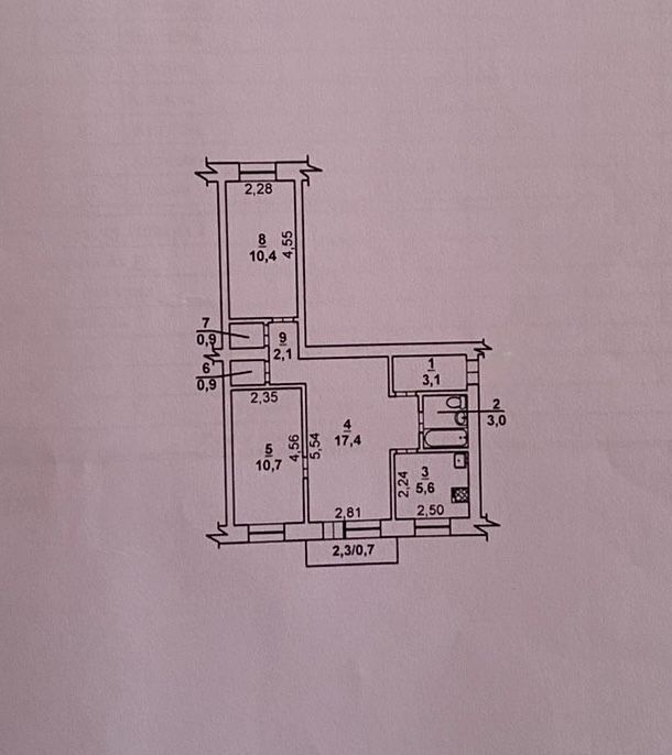 Продаю 3-кімнатну квартиру, вул. Обсерваторна, Центр. Ц5