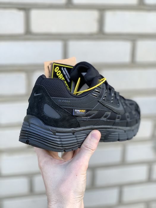 р. 44 | Кросівки Nike P-6000 Cordura All Black — Чоловічі Найк П-6000 чорні, водонепроникні, замшеві, на осінь