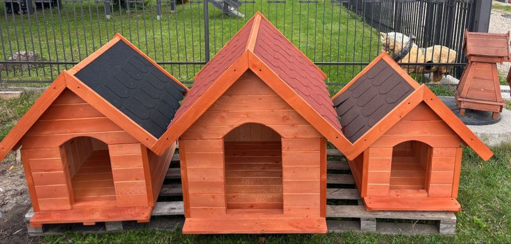 Buda ocieplana dla psa, budy drewniane