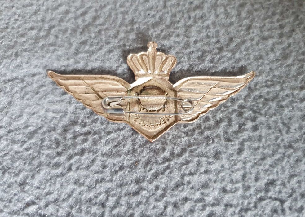 Emblema / Crachá KLM Stewardess Junior - Anos 50