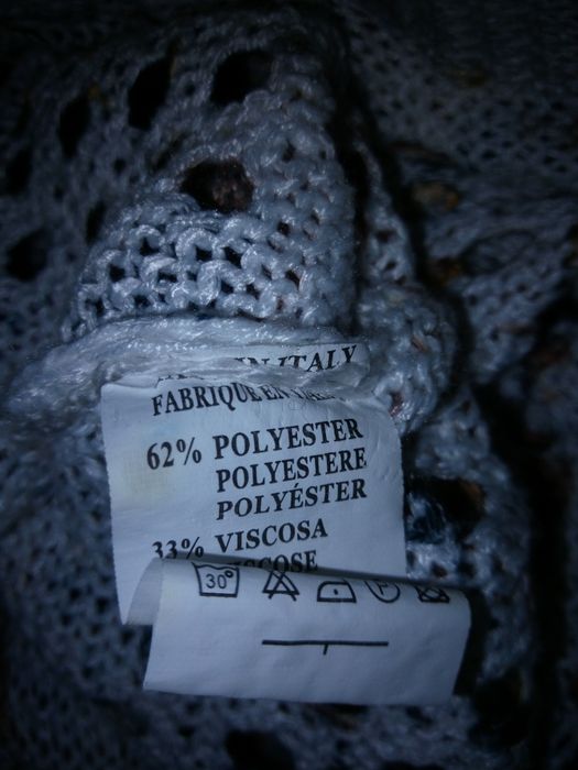 Sweterek ażurowy panterka