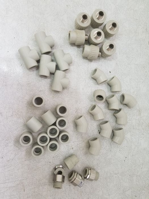 Труба ПВХ, тройник, колено, муфта, фитинг PPR,  шланг подачи воды