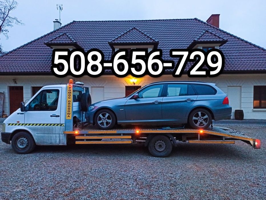 Laweta 24H Gorlice Ropa Szymbark Grybów Wysowa Pomoc Drogowa Holowanie