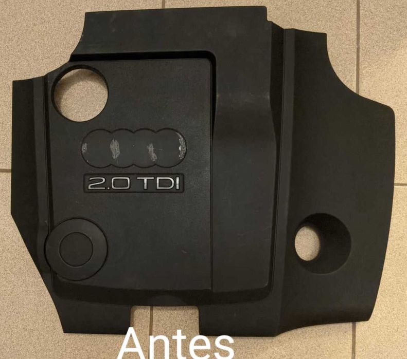 Símbolo Audi para tampa do motor