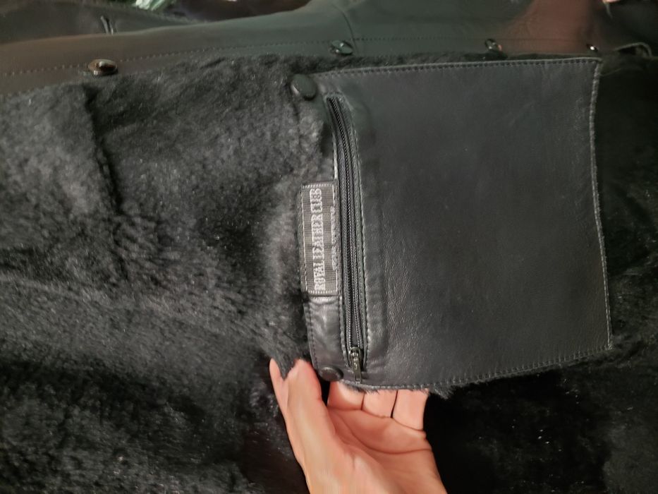 Курточка кожаная с подстежкой