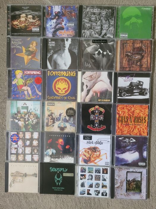 Grande coleção de cds
