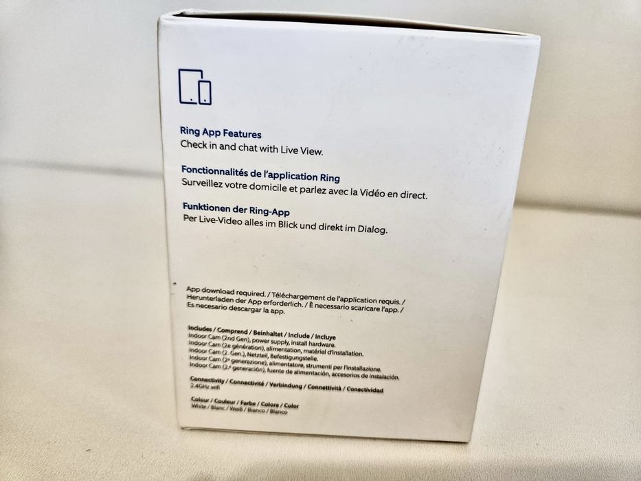 Нова Відео Камера відеоспостереження Ring Indoor Cam (1080p HD 2ndG)