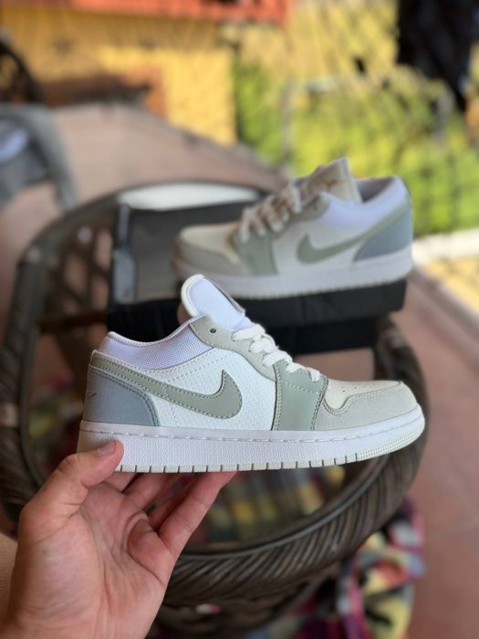 Жіночі/дівчачі кросівки Nike Air Jordan 1 Low White/Grey CV3043-100 — оригінал, нові 37-38(23-24см)