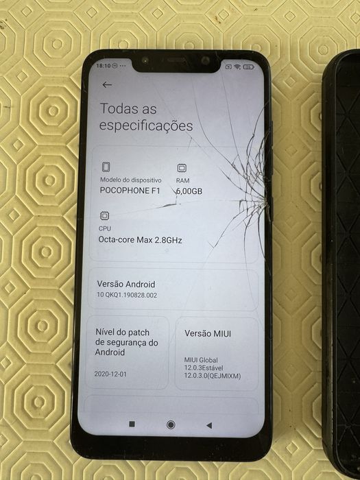 Xiaomi Pocophone F1 Display partido