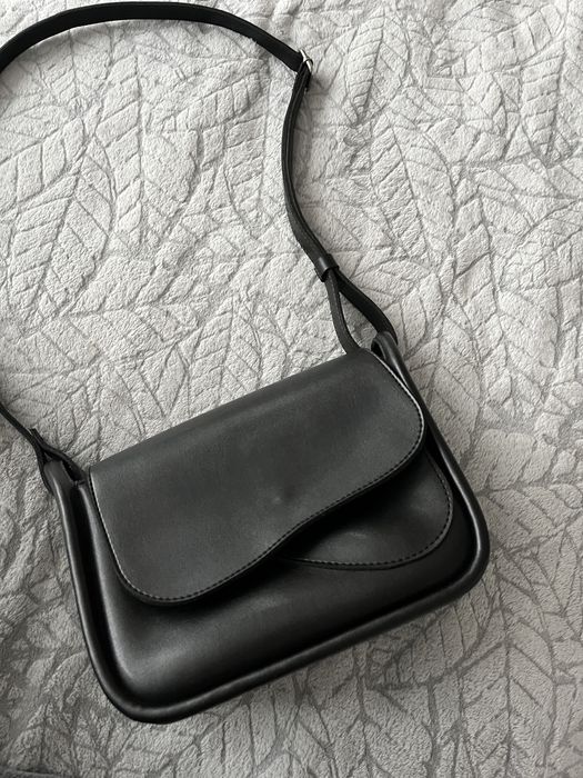 Жіноча чорна сумка, через плече,