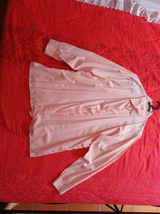 Camisa rosa salmão