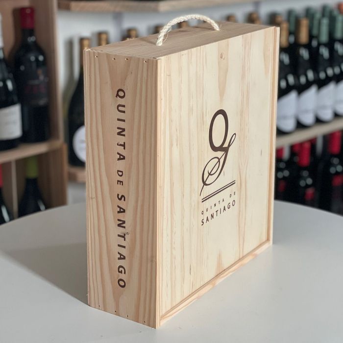 Caixas de Madeira de Vinhos 3 Garrafas