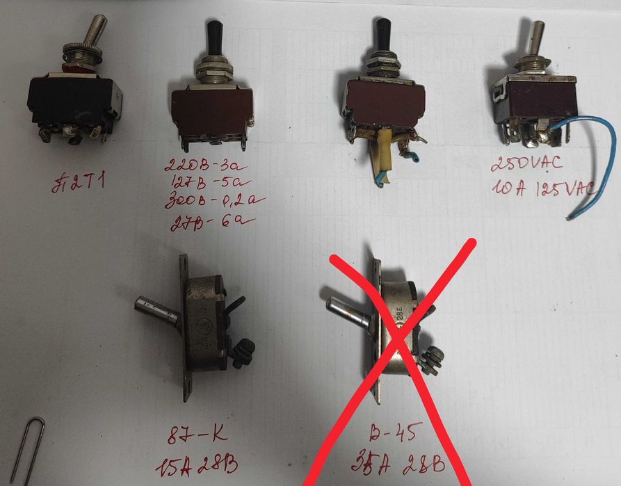 Продам тумблера,виробництва СССр