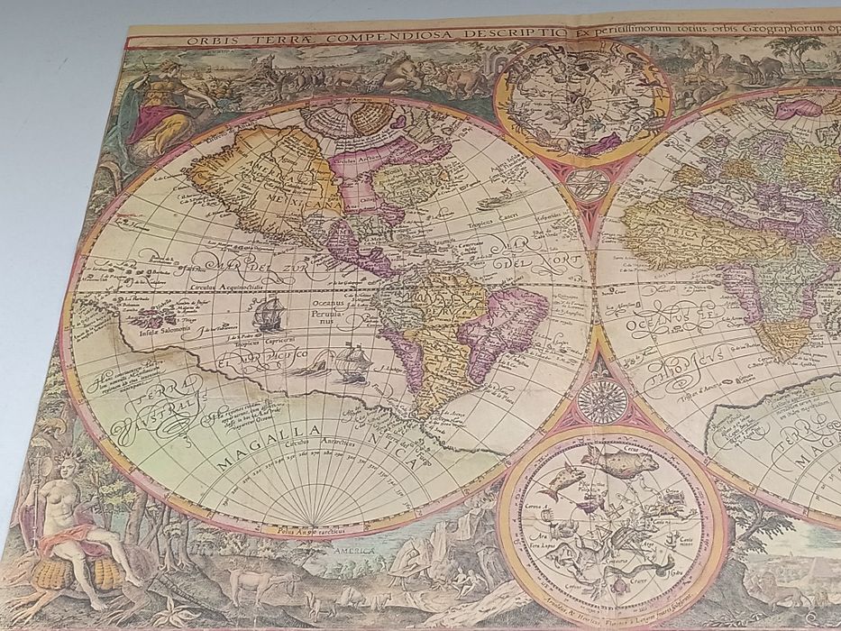 Reprodução do Mapa  Mundo “Orbis Terrae”