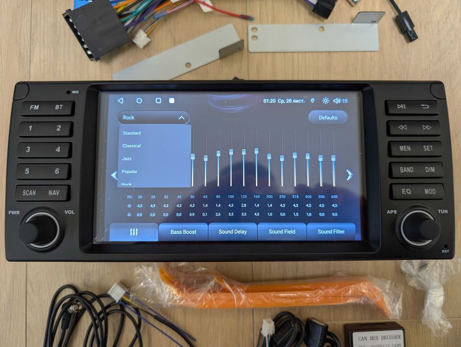 Магнітола 8" 4/64GB BMW 5 E39 1995-2003 E53 E38 CarPlay Android Auto