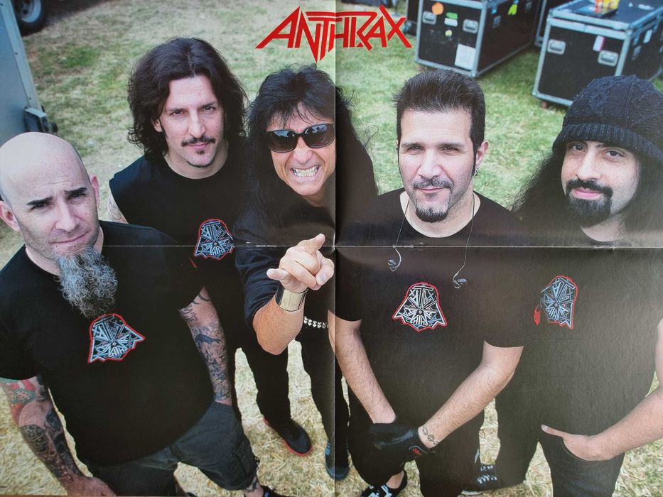 Plakat ANTHRAX z 2012 r. - Format A2 (ok. 55 x 40 cm) - NOWY!