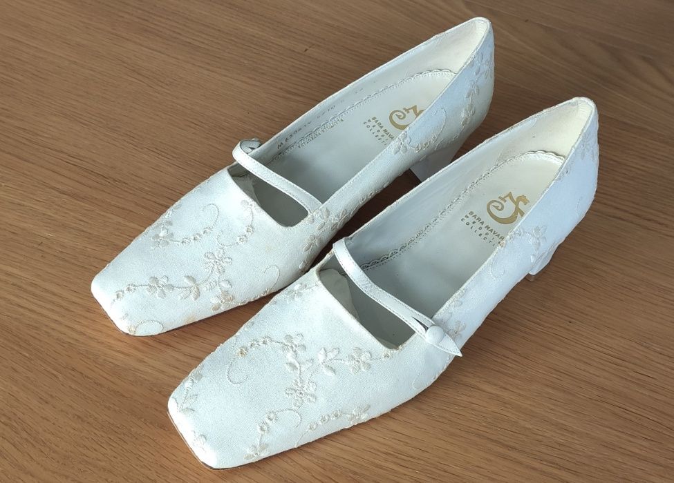 Sapatos casamento/cerimónia Sara Navarro - novos na caixa