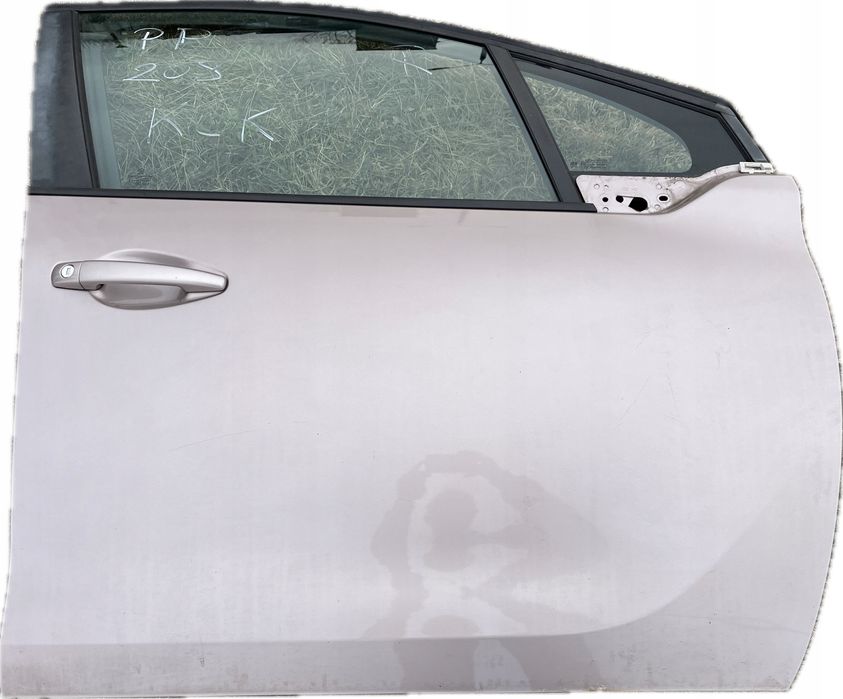 Drzwi Peugeot 208 2012- Prawe Prawy przód Srebrny KCK