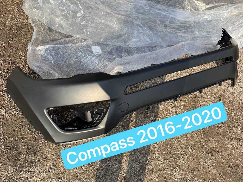 бампер Compass 2016-2020 передний бампер компас