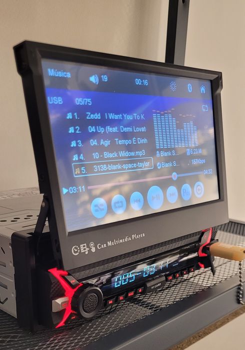 Autoradio 1 din 7 polegadas