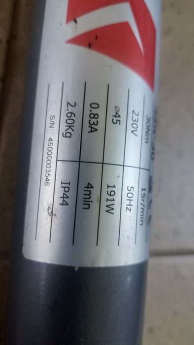 Siłownik do rolet YOODA 45R-30  30Nm
