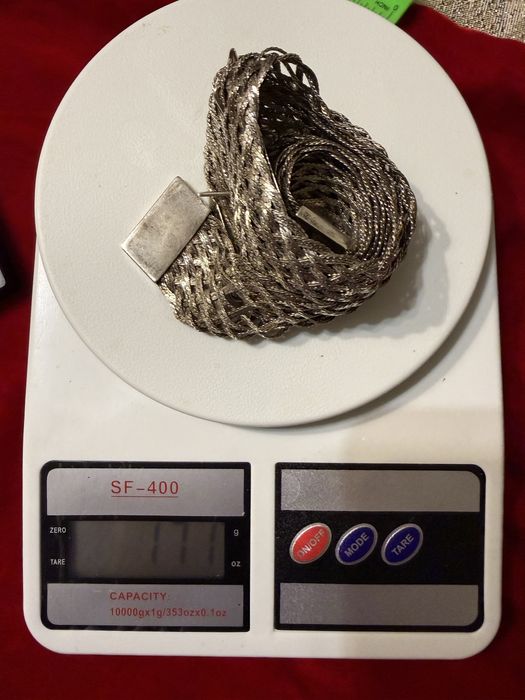 Ремень из серебра 925