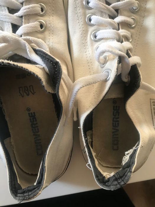 Trampki tenisówki białe CONVERSE rozmiar 43 wkładka 27cm