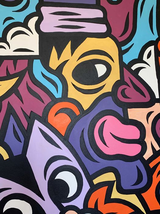 Quadro do conhecido pintor The Caver