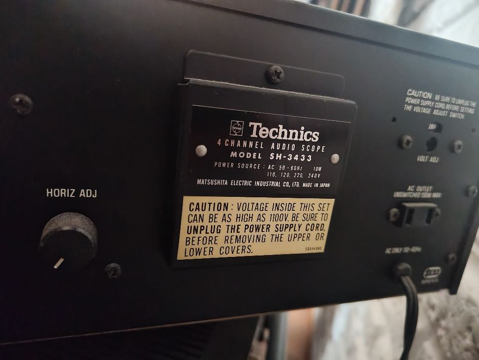 Analizator oscyloskop audio Technics SH-3433