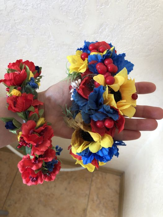 Украинские веночки ,обруч на голову