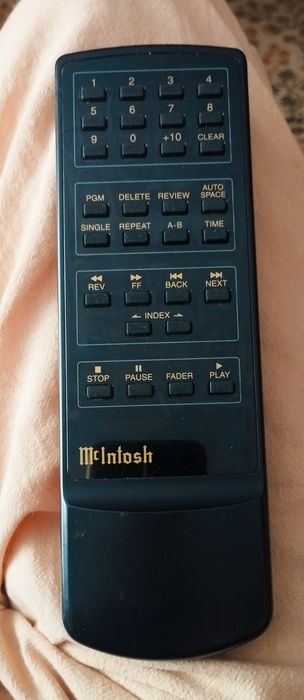 Controle Remoto McIntosh HR 035 para leitor de CD MCD 751