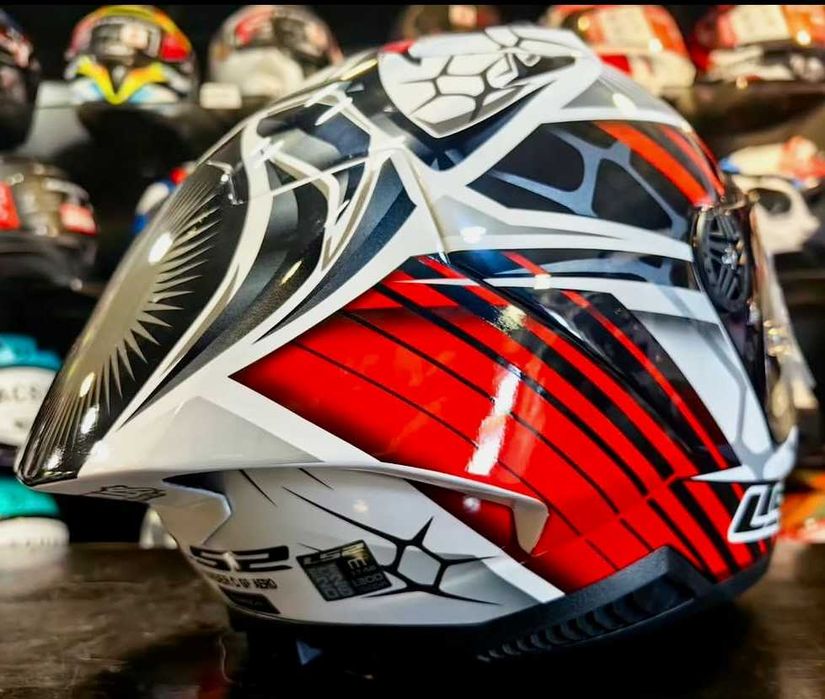 Capacete NOVO LS2 Thunder GP Aero (46% Desconto) EXTRAS. Tam L-XL-XXL