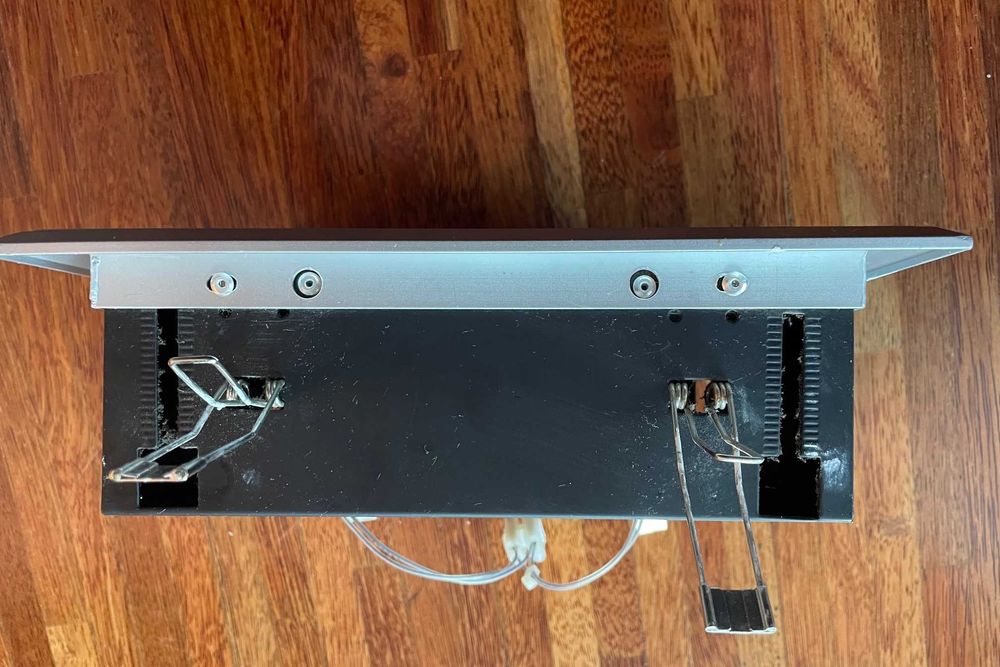 Lampa wpustowa SLV downlight aluminium + czerń 12V